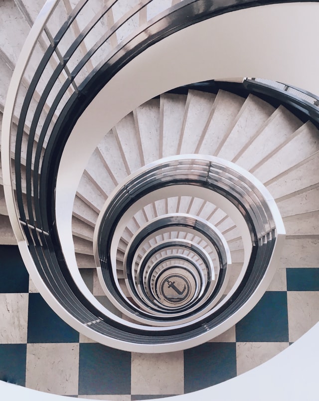 Vilka är fördelarna med en spiral trappa